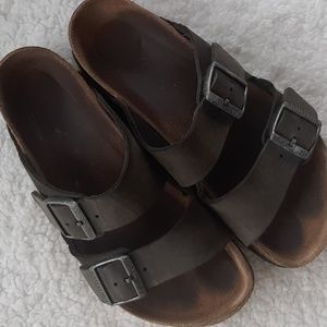 Birkenstock Black Arizona Steel Buckle EU 39